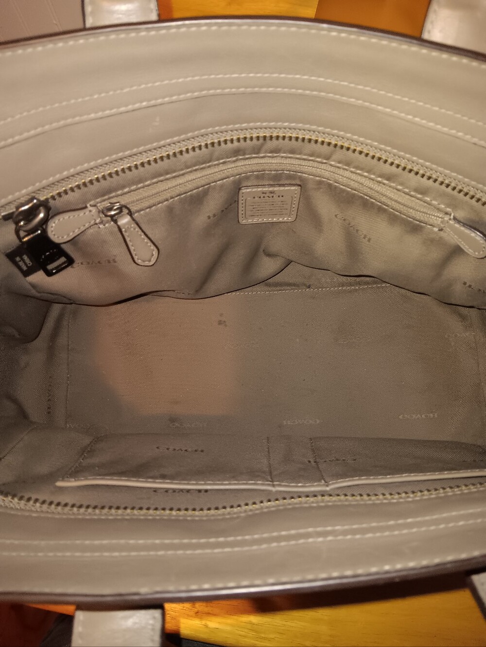 Coach Leather & Python Shoulder Bag - Picture 5 of 7
